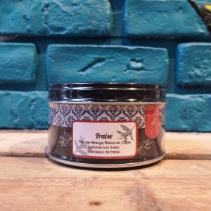 Thé noir Fraise